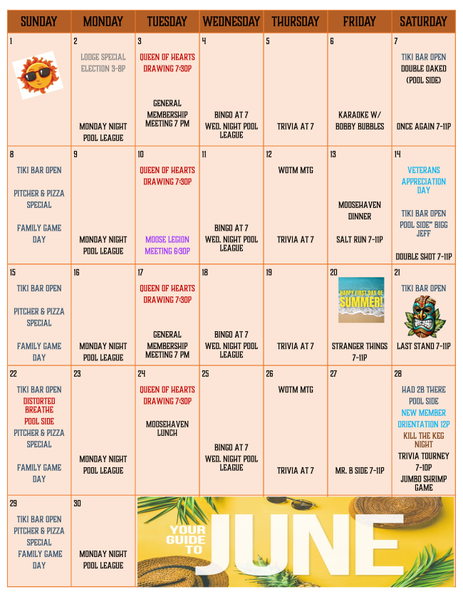 June 2025 Moose Tracks